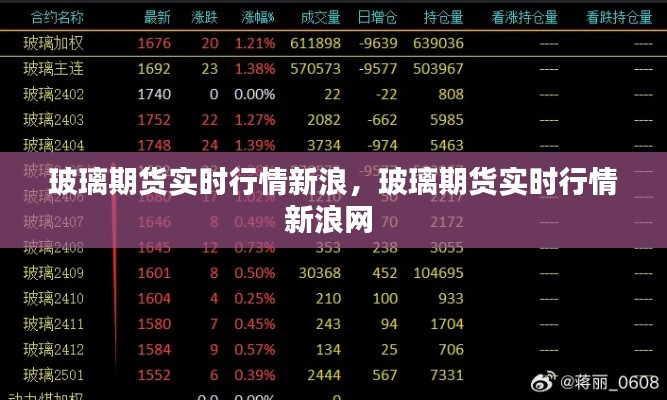 玻璃期货实时行情新浪，玻璃期货实时行情新浪网 