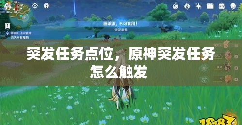 突发任务点位，原神突发任务怎么触发 
