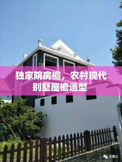 独家院房檐，农村现代别墅屋檐造型 