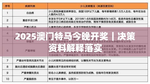 2025澳门特马今晚开奖｜决策资料解释落实