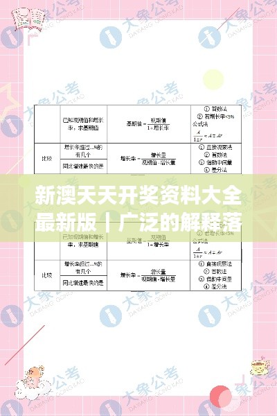 新澳天天开奖资料大全最新版｜广泛的解释落实方法分析