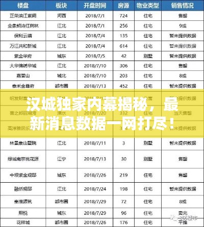 汉城独家内幕揭秘，最新消息数据一网打尽！