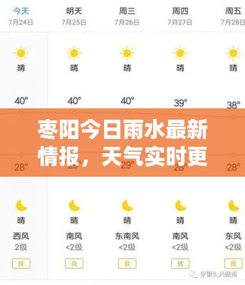 枣阳今日雨水最新情报，天气实时更新！