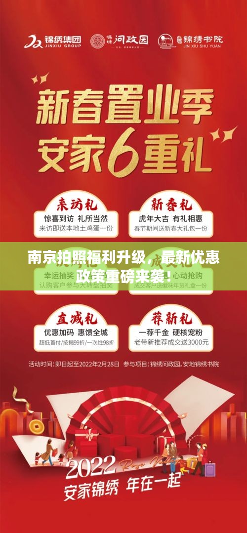 南京拍照福利升级，最新优惠政策重磅来袭！