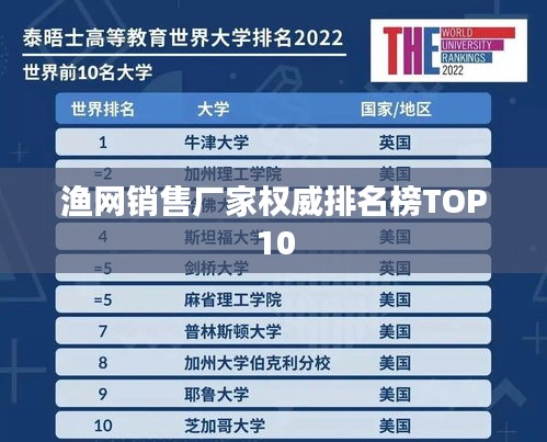 渔网销售厂家权威排名榜TOP10