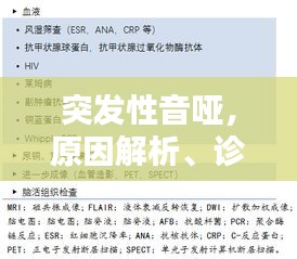 突发性音哑，原因解析、诊断流程与治疗方法全攻略