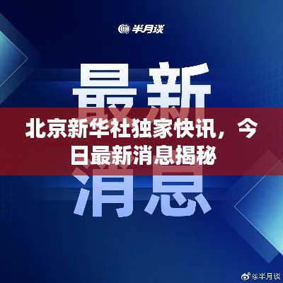 北京新华社独家快讯，今日最新消息揭秘
