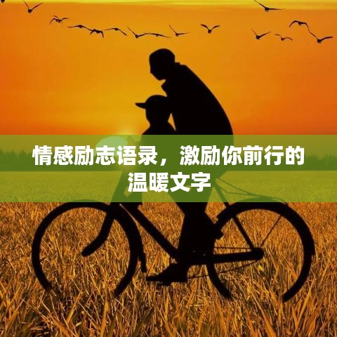 情感励志语录，激励你前行的温暖文字