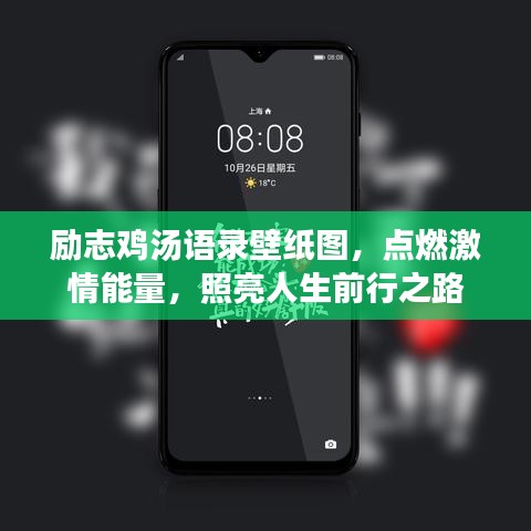 励志鸡汤语录壁纸图，点燃激情能量，照亮人生前行之路