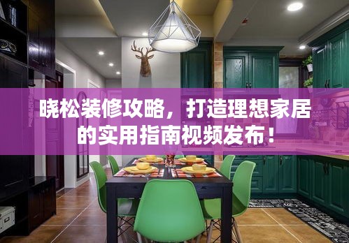 晓松装修攻略，打造理想家居的实用指南视频发布！