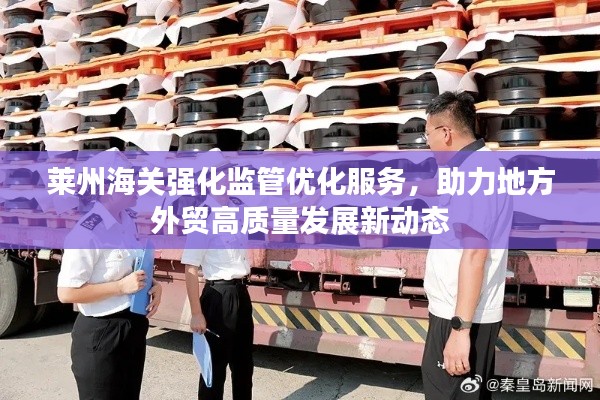 莱州海关强化监管优化服务，助力地方外贸高质量发展新动态
