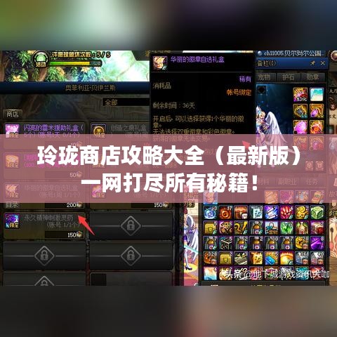 玲珑商店攻略大全（最新版）一网打尽所有秘籍！