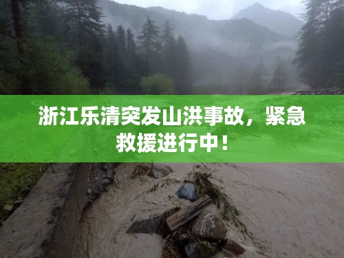 浙江乐清突发山洪事故，紧急救援进行中！