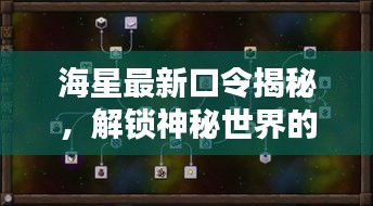 海星最新口令揭秘，解锁神秘世界的秘密之门