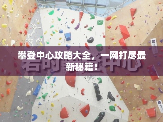 攀登中心攻略大全，一网打尽最新秘籍！