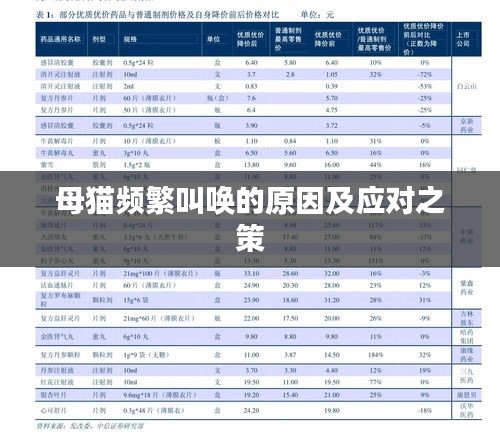 母猫频繁叫唤的原因及应对之策